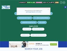 Tablet Screenshot of greatugandajobs.com